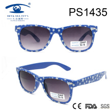 Style Classique Spot Pattern Sky Blue PC Lunettes de soleil PC (PS1435)